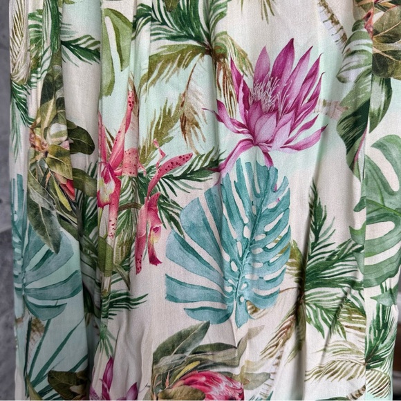 Floral Off-Shoulder Maxi Dress size XS/S - Picture 4 of 9